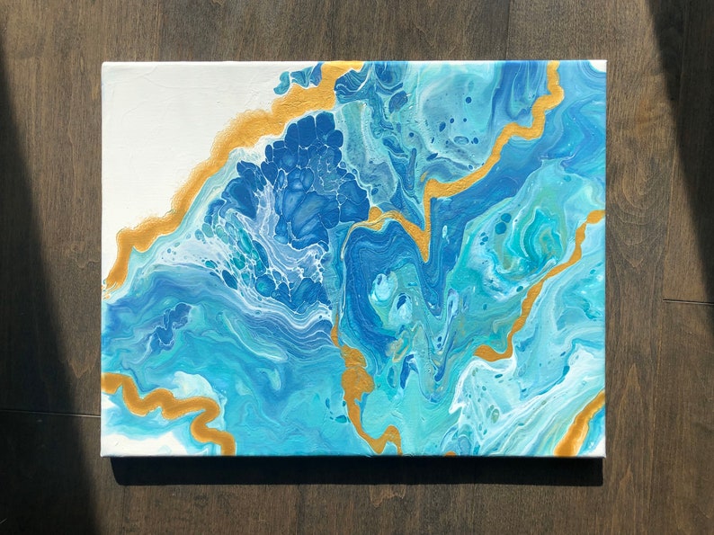 Liquid Acrylic Painting Etsy