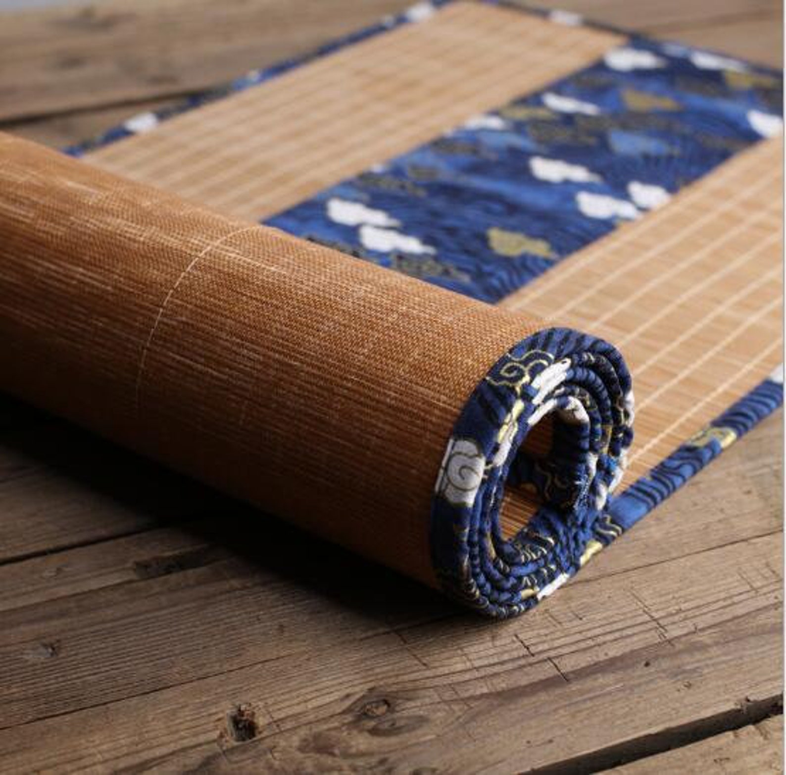 Vintage Tea Pad Tea Setting Tea Table Bamboo Tea Set Tea Pad Etsy