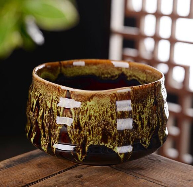 Rustic Ceramic Matcha Serving Bowl Matcha Tea Bowls Tea Etsy