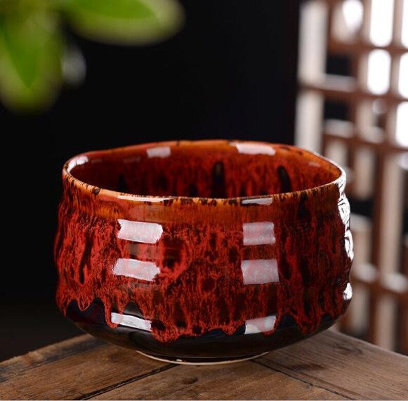 Rustic Ceramic Matcha Serving Bowl Matcha Tea Bowls Tea Etsy