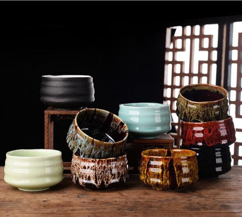 Rustic Ceramic Matcha Serving Bowl Matcha Tea Bowls Tea Etsy