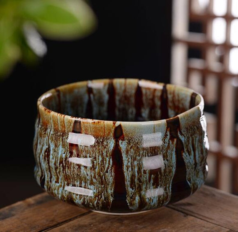 Rustic Ceramic Matcha Serving Bowl Matcha Tea Bowls Tea Etsy