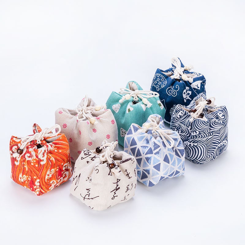 HandmadeCotton and linen cracker bag a pot of 22 cup bag Etsy