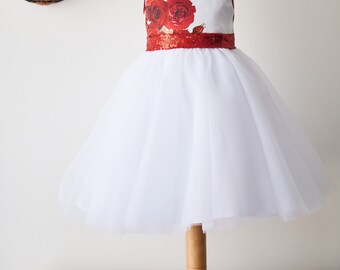 Satin Tulle Knee-length Champagne Flower Girl Dress