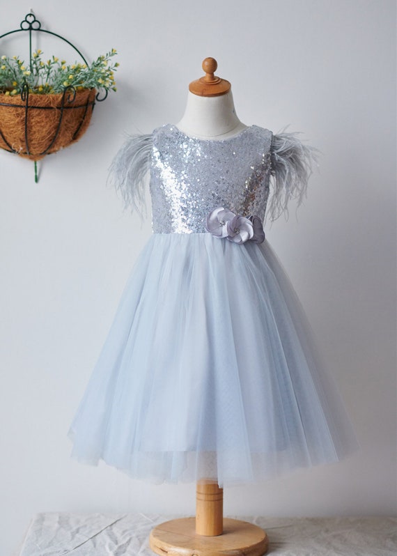 Robe de Cocktail en Tulle à Paillettes Haut Bas Ourlet Asymétrique