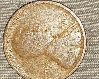 Lot of 3 VINTAGE wheat pennies - 1919, 1920 & 1929
