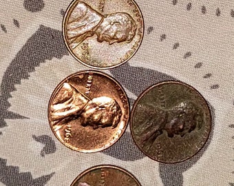 Lot of 12 - 1959 to 1970 pennies Collection