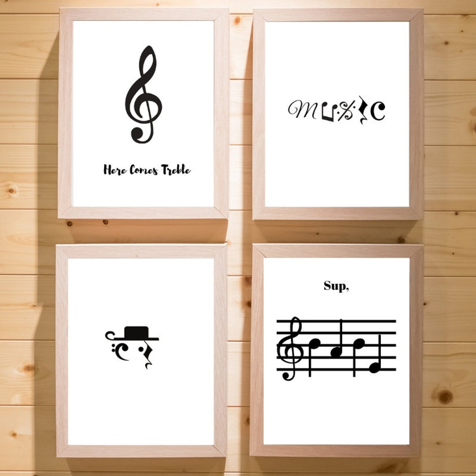 Music Printable Wall Art, Instant Download Print, Music Notes, Music ...