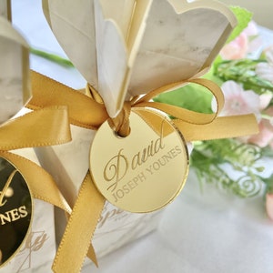 Custom Acrylic Mirror Tags , Valentines Day , Chocolate Favors, Lettering Name Logo , Baby Shower, Personalized Round Mirror Tags , Gift Tag
