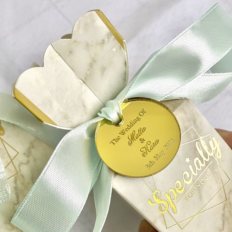 Custom Made Acrylic Mirror Tagspersonalized Wedding Acrylic Etsy