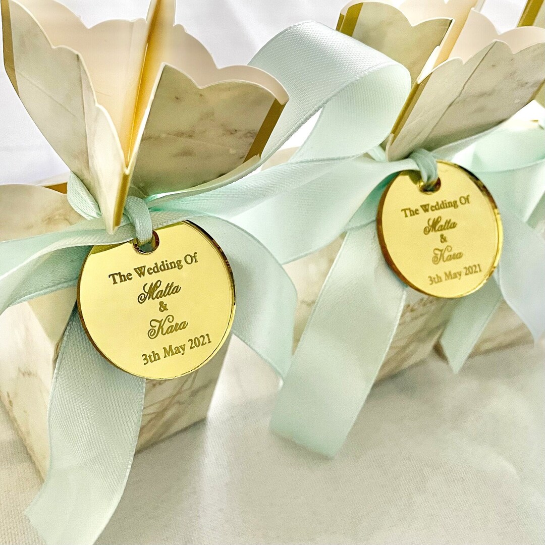 Custom Made Acrylic Mirror Tagspersonalized Wedding Acrylic Etsy