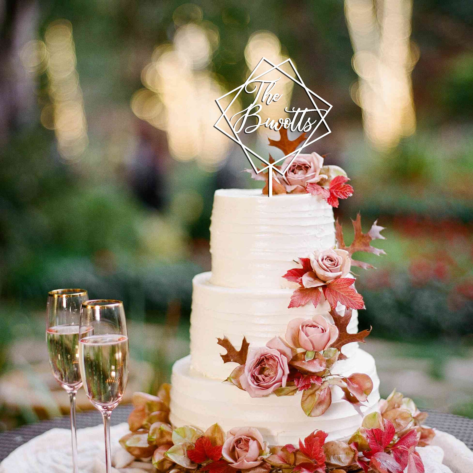 Personalized Couple's Names Wedding Cake Topperwedding - Etsy Canada