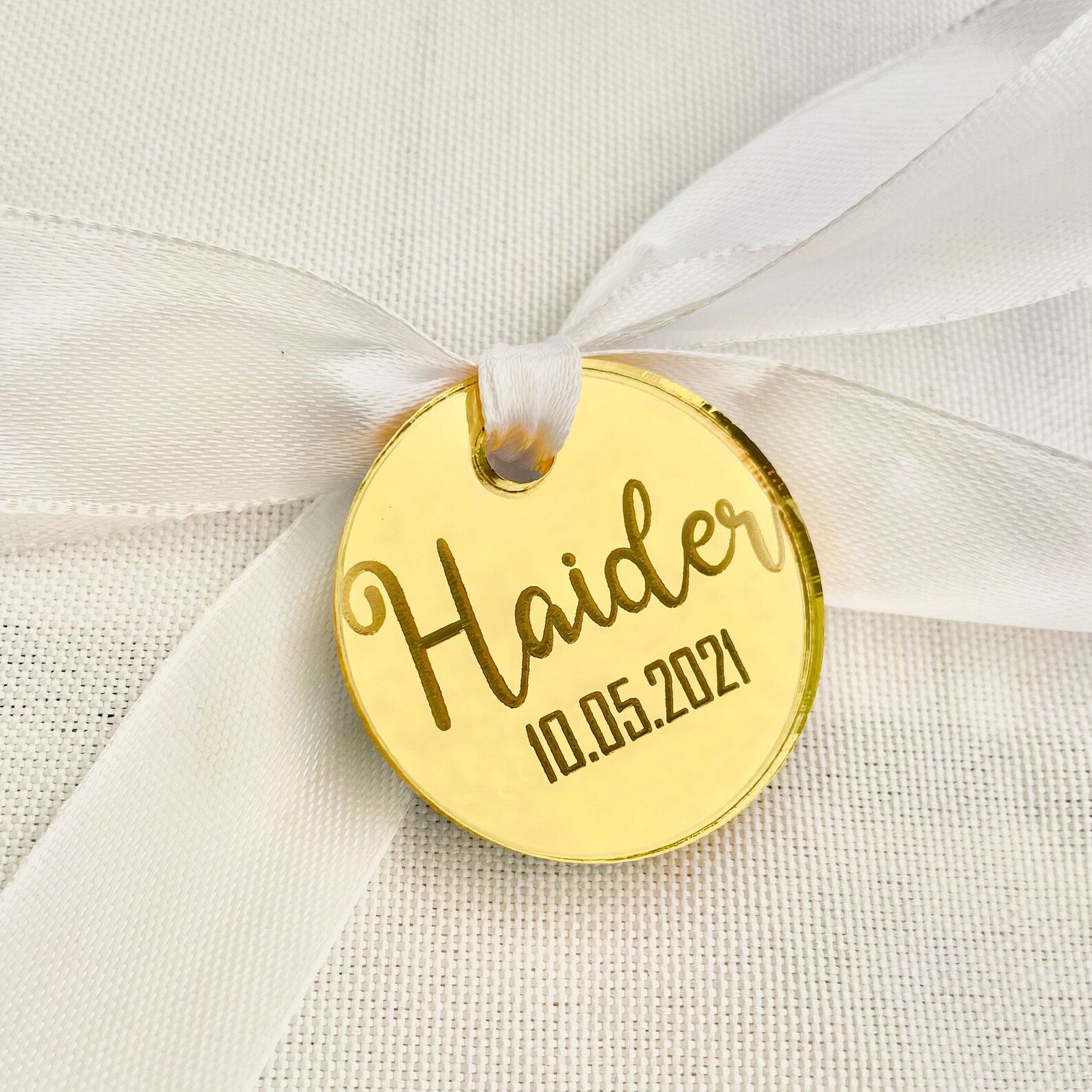 Custom Made Acrylic Mirror Tagspersonalized Wedding Acrylic Etsy