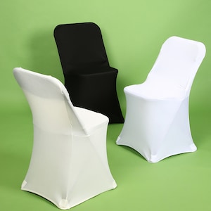 Spandex Folding Chair Cover - Single Pack for Elegant Weddings and Events.
