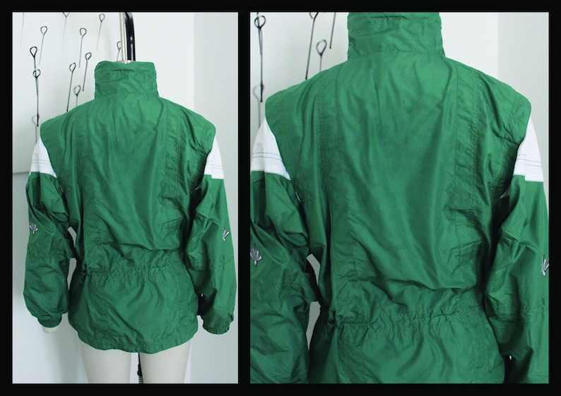 80s Outwear jacket Coat Windbreaker,Track Top Parachute Tracksuit, Activewear Sportswear,size10-12,size40-42