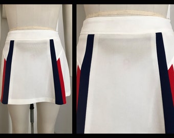 Vintage woman tennis skirt,80s, Sportswea,size 38,,size8,