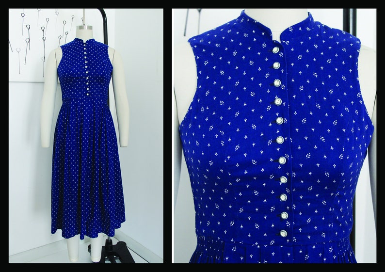 Austrian,Folk National dress,eu 38,us8,sarafan dress, 70s,Trachten Dress,Bavarian Traditional Drindl dress Octoberfest