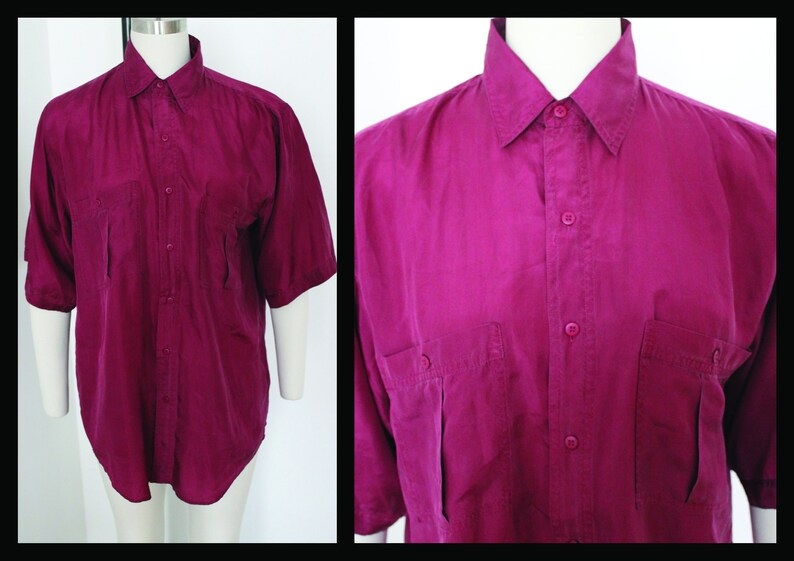 silk oxford shirt