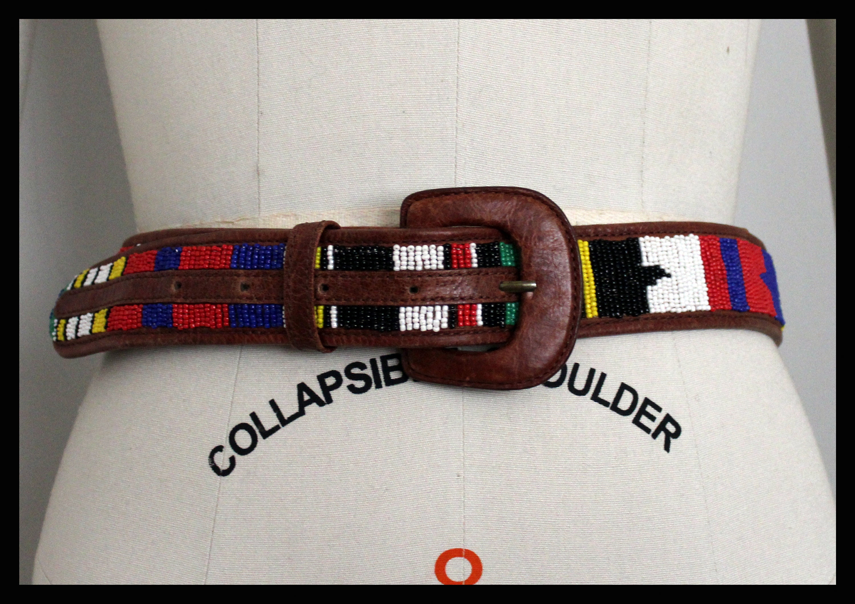 Mexican Beaded Belt - Etsy display picture 1