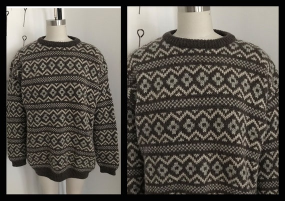 90s Norwegian sweater,sizeXL,Norway jumper,Scandi… - image 1