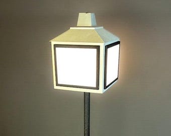 Modern Outdoor Post Light – Weather-Resistant Garden Lamp Post – Yard & Driveway Lighting Fixture