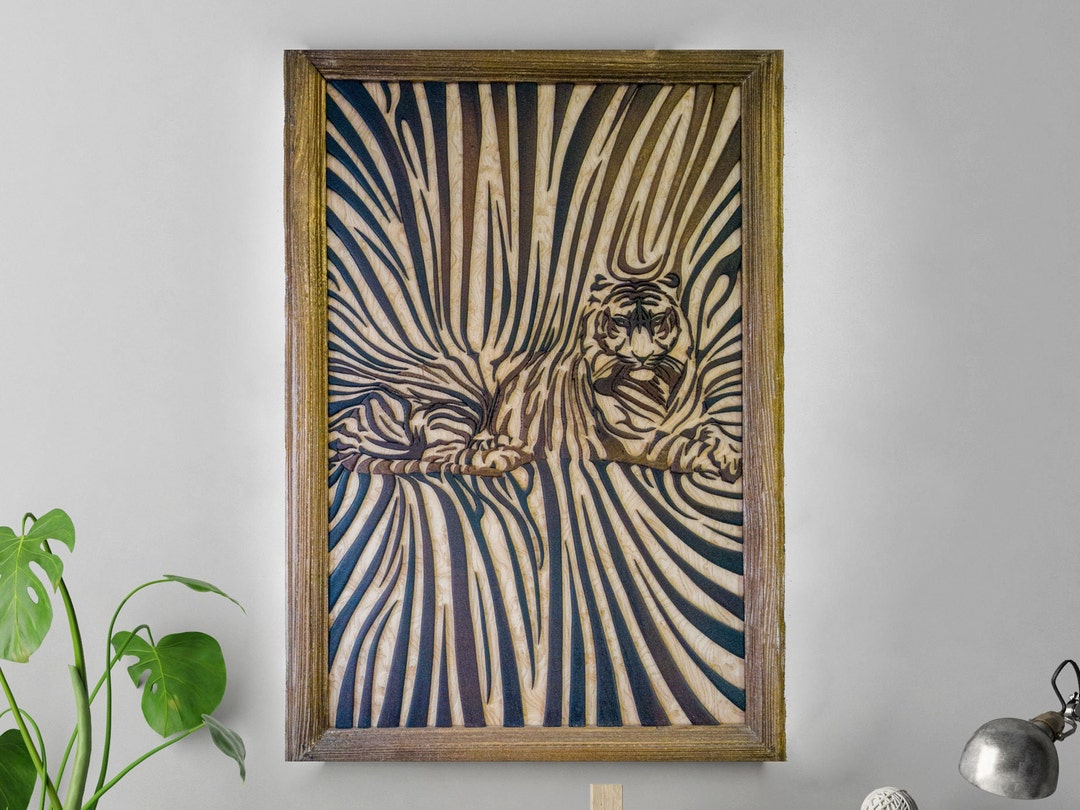 Wall Hanging, Wood Panel Wall Art, Collectible Art, Wall Decor, Home