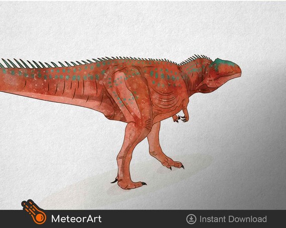 Watercolor Giganotosaurus Dinosaur Nursery Illustration Dinosaur Print Kids Dinosaur Wall Art Boy Room Decor Kids Room Dinosaur Decor Etsy Canada