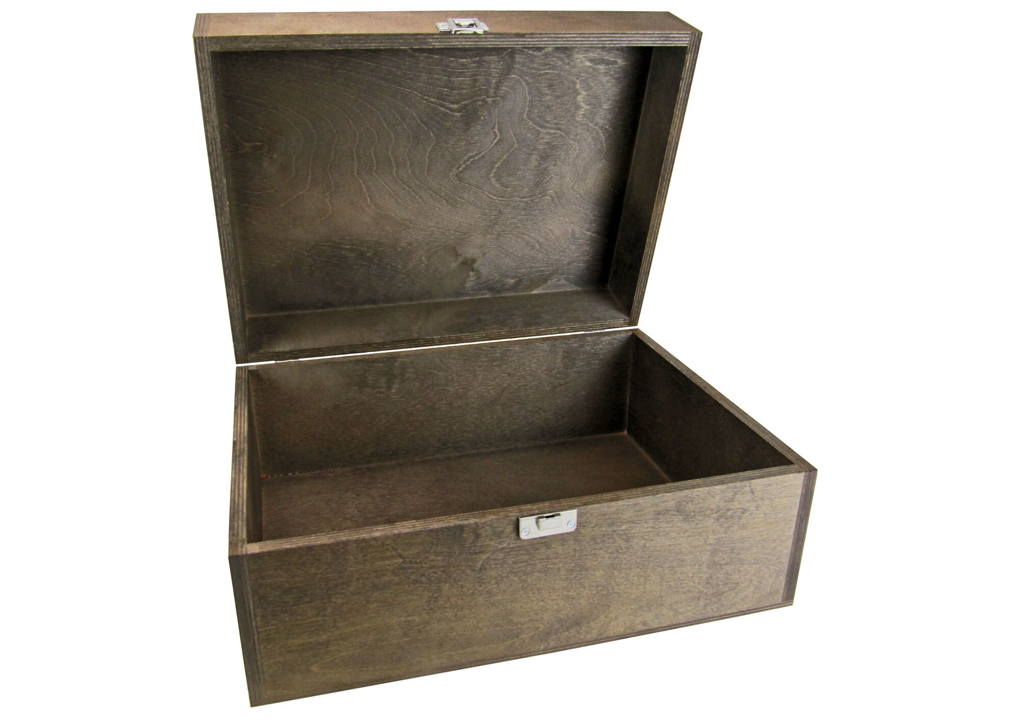 Caja de madera grande con tapa con bisagras 390 x 282 x 164 | Etsy