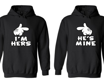 White Cartoon Hands and Diamond Designed Unisex Adult Hoodies Sweatshirts