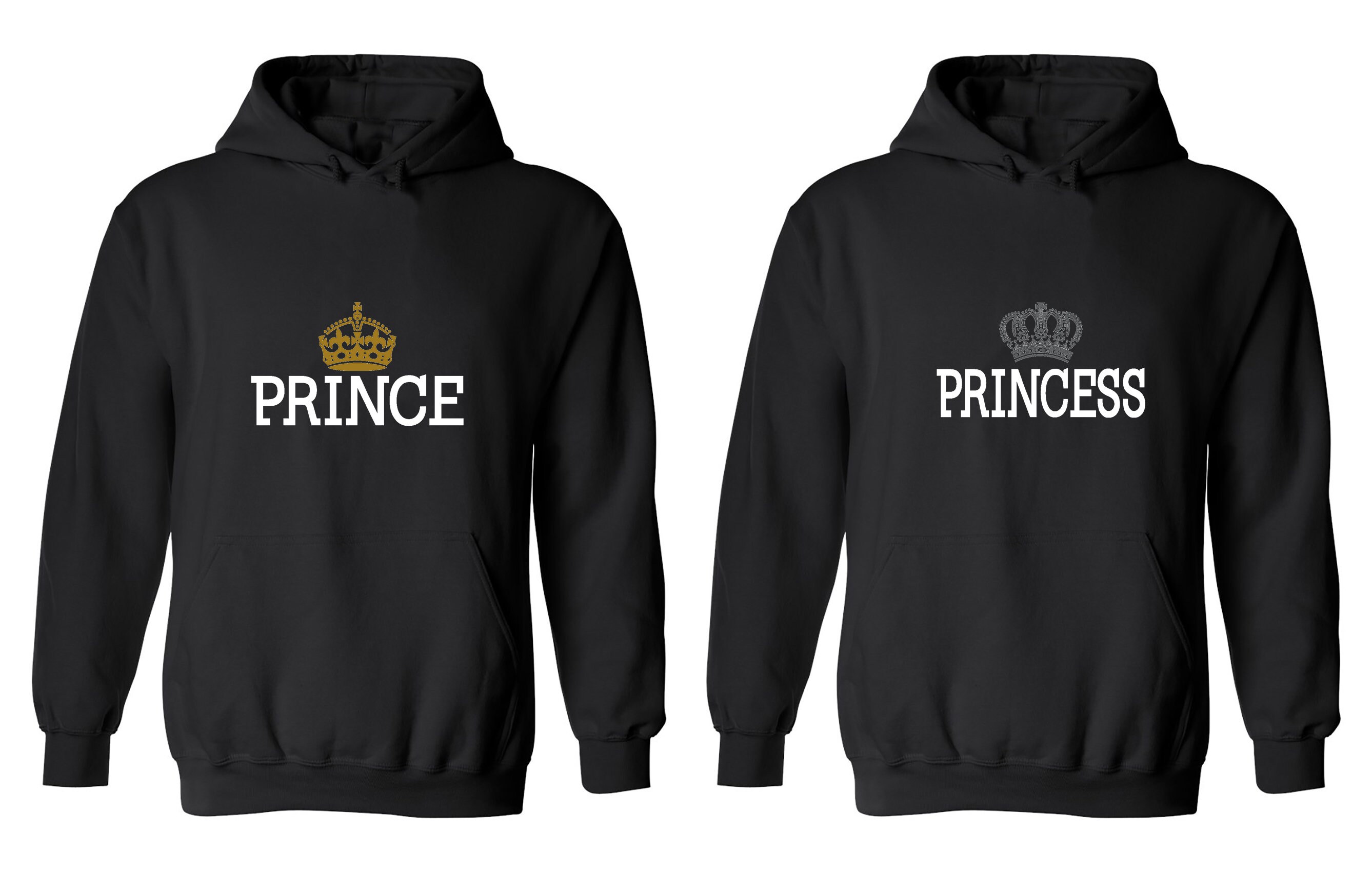 King Queen Princess Hoodie - Etsy