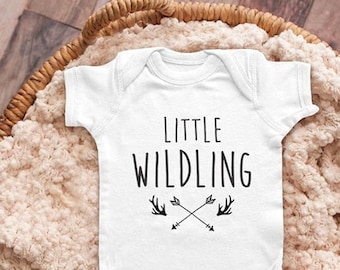 Little Wildling funny GOT parody Infant Bodysuit Baby shower gift surprise pregnancy announcement youth shirt