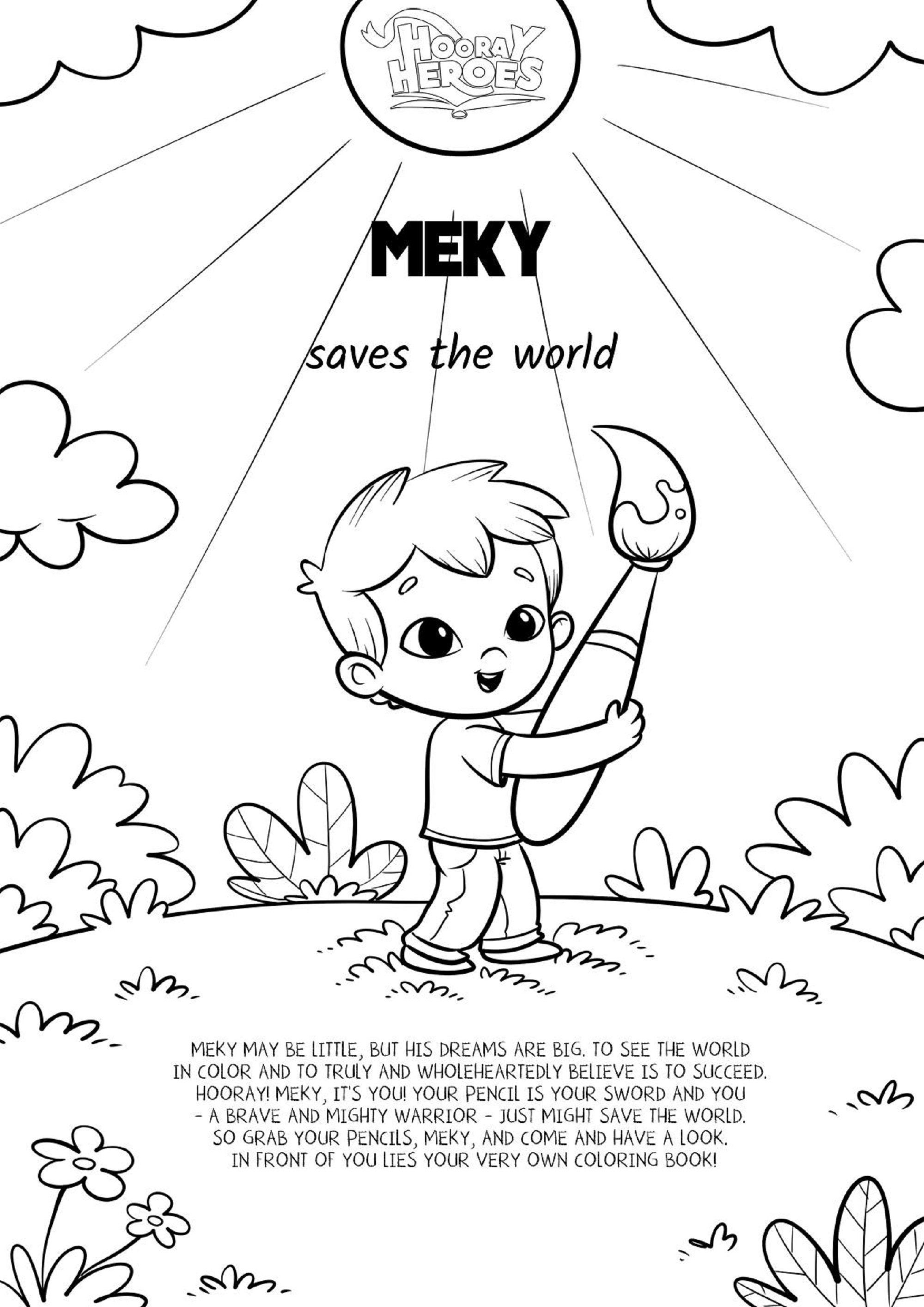 Hooray Heroes Coloring Book Funny Coloring Bookhooray heroes | Etsy