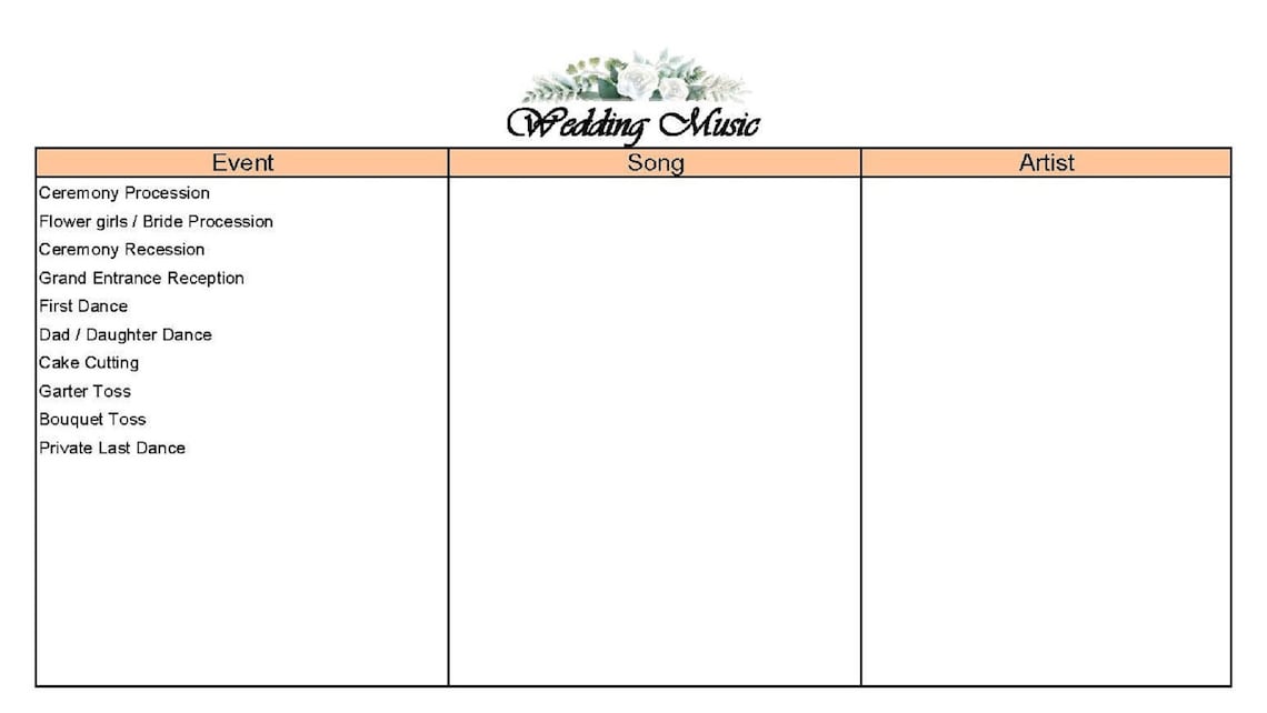 Completely Full Wedding Planning Excel Spreadsheet Bundle | Etsy