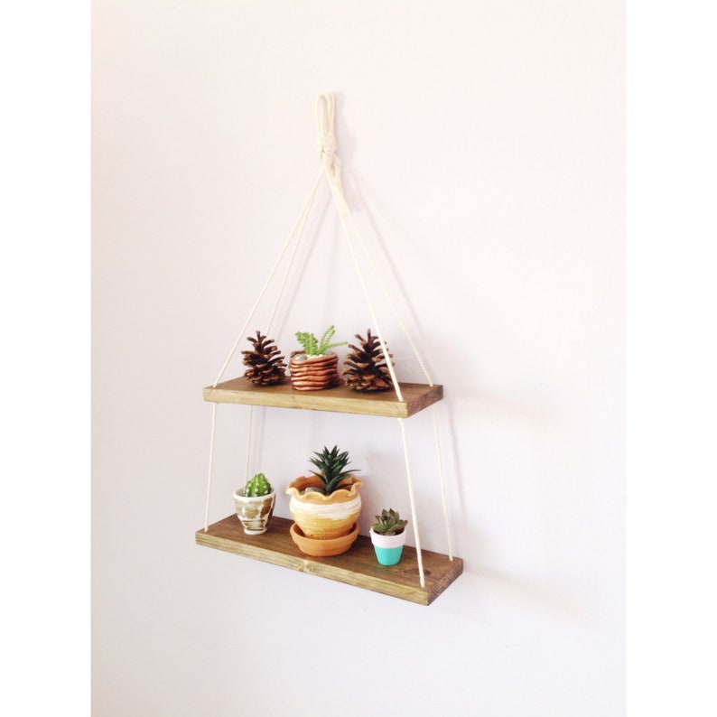 CLOSEOUT SALE 2tier Wall Hanging Shelf for Indoor Planters Etsy