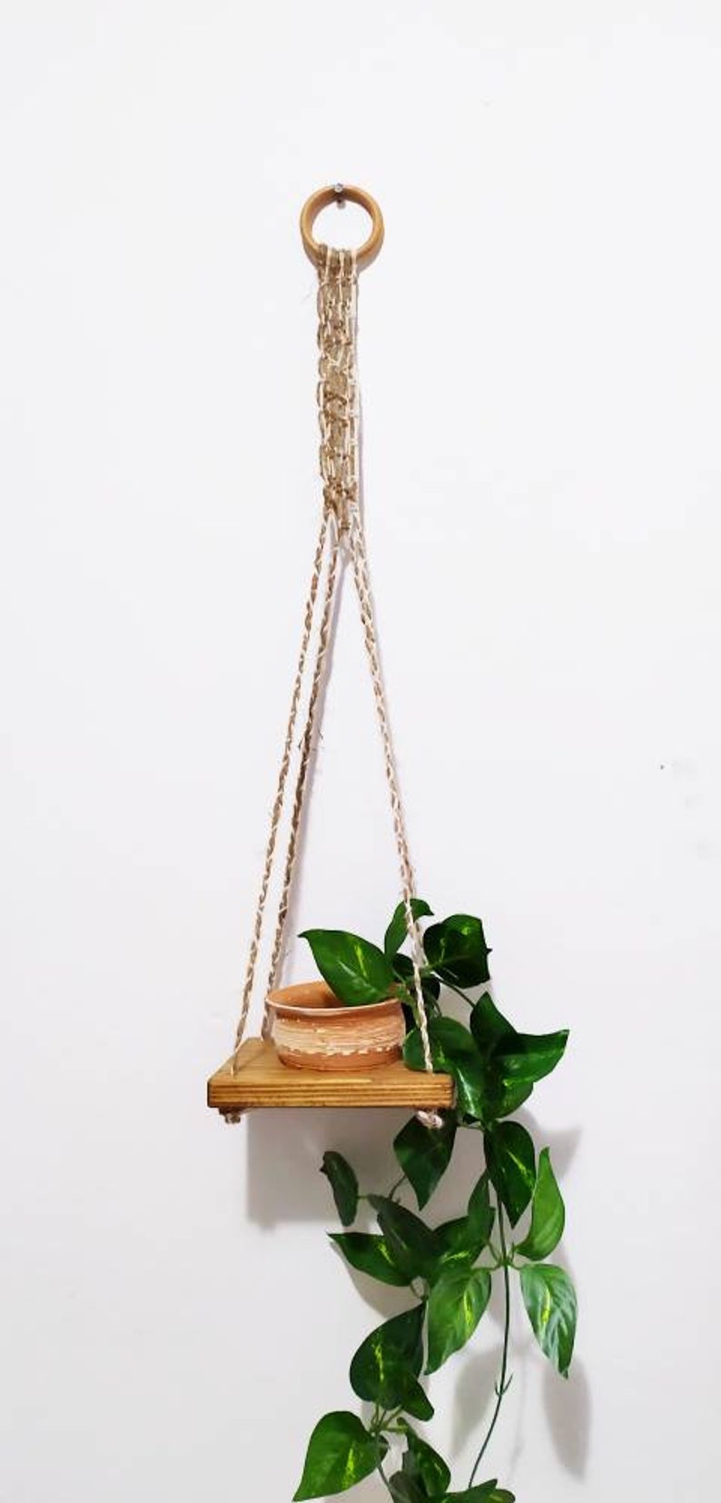 CLOSEOUT-VERKAUF Indoor Makramee Pflanze Aufhänger mit | Etsy