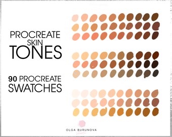 Nude Color Palette Etsy