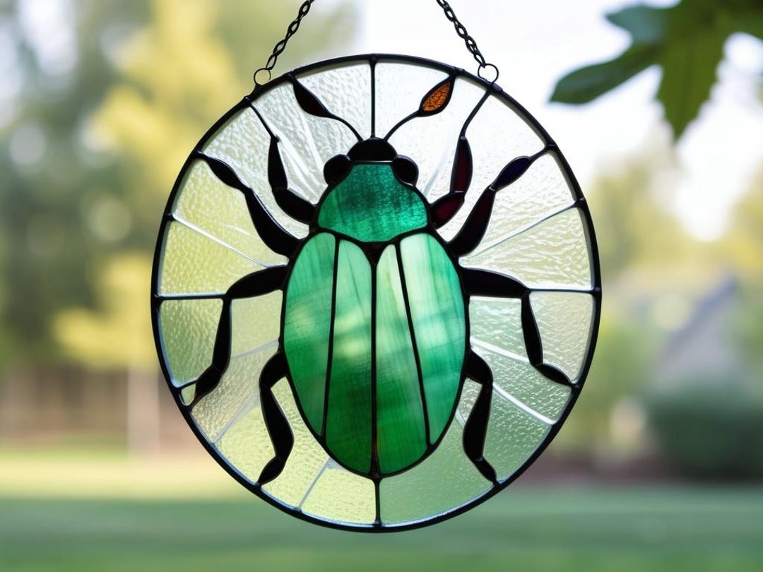 Bug Stained Glass Template – Digital Download, PNG, JPEG Pattern for ...