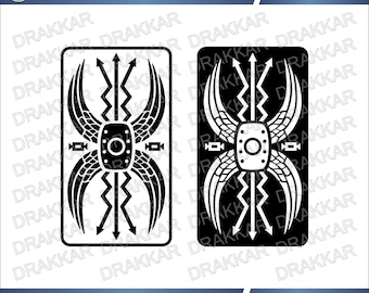 Roman Scutum Shield SVG PNG | Ancient Roman Legionary Battle Clipart