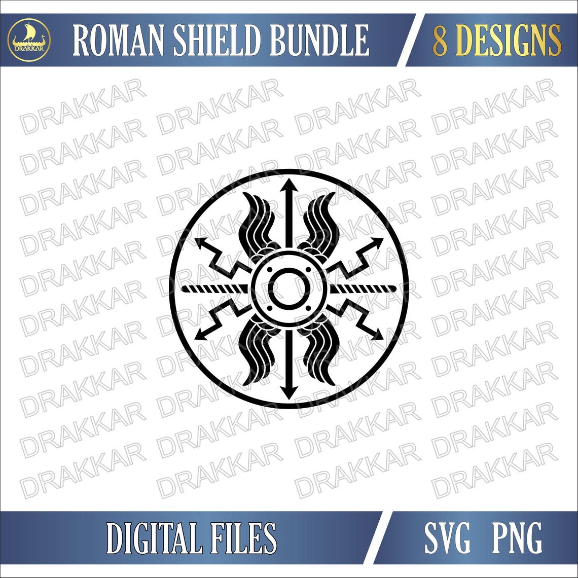 Ancient Rome Legion Shield SVG PNG | Roman Legionary Scutum Parma ...