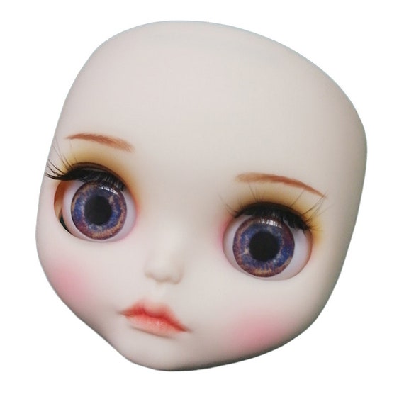 Blythe Nude Doll from Factory White Hair With Make-up Eyebrow Sleeping Eyes 