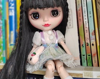 Poupée personnalisée Blyth de Factory Black Hair