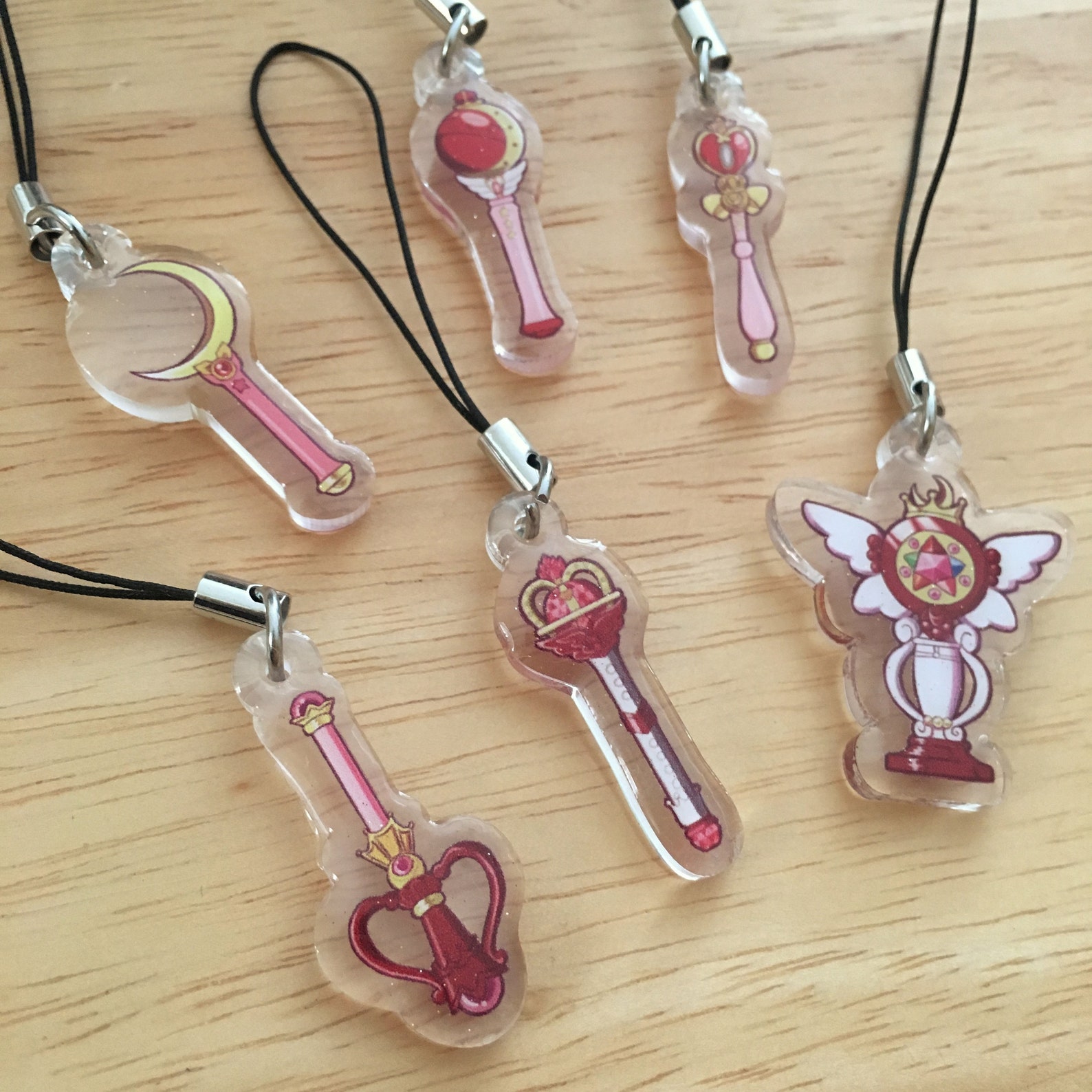BUNDLE OFFER Sailor Moon Wand Keychains acrylic With Etsy