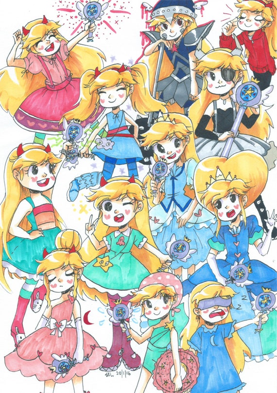 star butterfly outfits