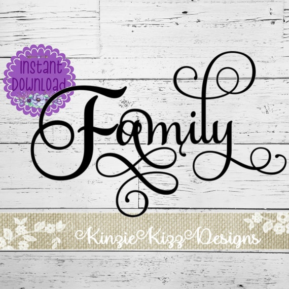 Download Family Svg Instant Download Wall Vinyl Inspirational Etsy