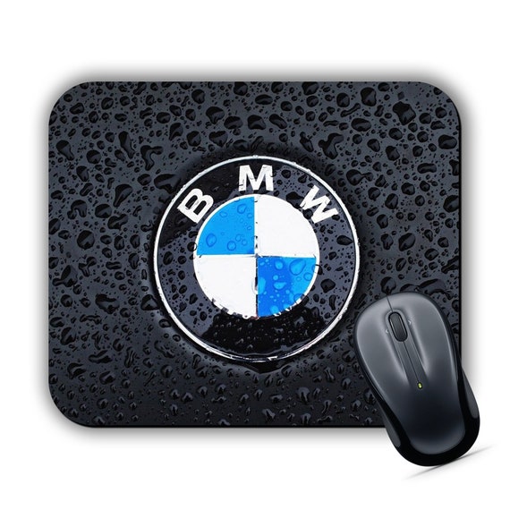 Wet Bmw Logo Fabric Mouse Mat Mouse Pad Emblem Pc Computer Etsy