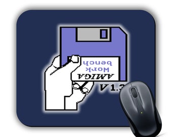 Commodore AMIGA KICKSTART 1.3 BLUE Boot Logo Mouse Mat Mouse Pad Retro Console Gaming Computer Pc Laptop