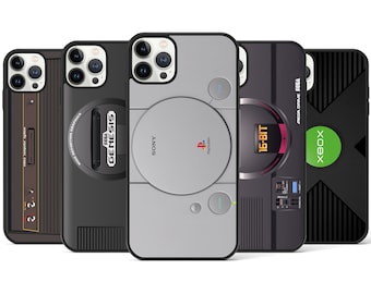 Retro Video Game Console Phone Case for iPhone 15 Pro Max 14 Plus 13 mini 12 11 X XS 7 8 SE Samsung Galaxy S20 S21 S22 S23 FE S24 Plus Ultra