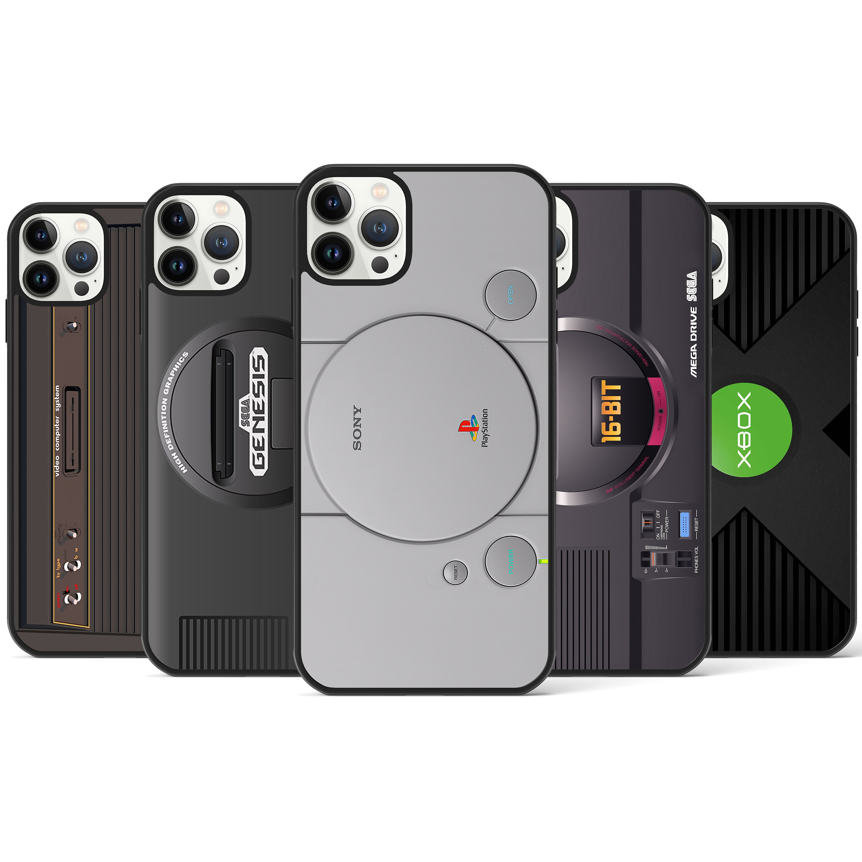 Retro Video Game Console Phone Case for iPhone 15 Pro Max 14 Plus