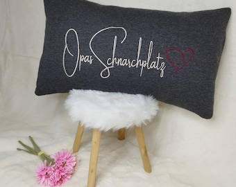 Grandpa's Dad's Snoring Spot Pillow 50 x 30 cm