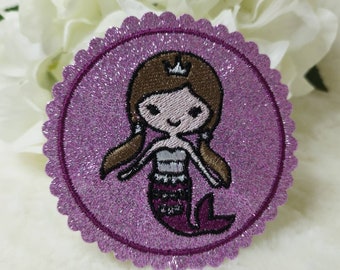 Klettie Mermaid School Enrollment Desired Color 2025 Pendant Button